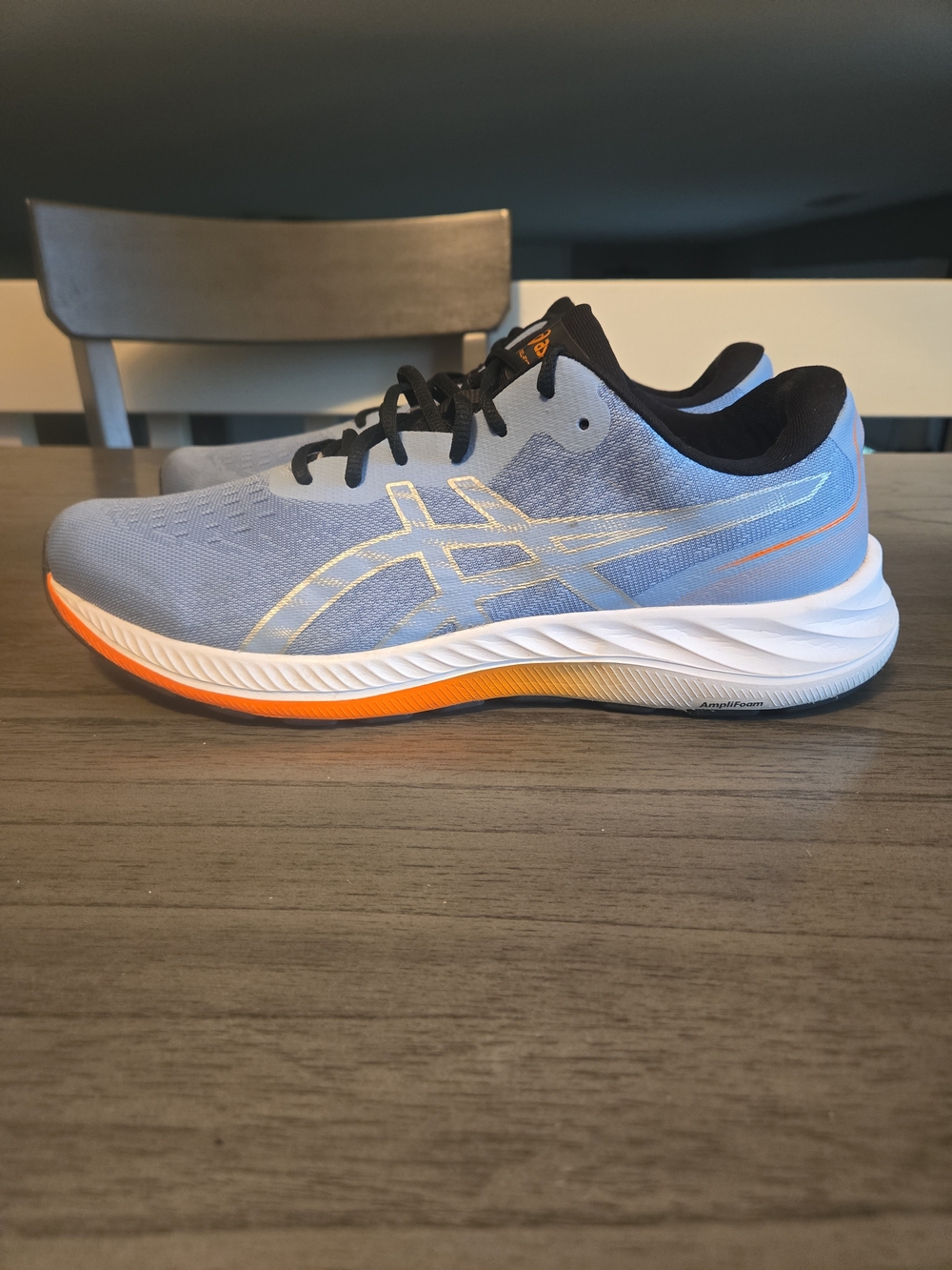 ASICS Men GEL-EXCITE 9 Running Shoes Sneakers Blue/Orange/White 1011B338- M 12